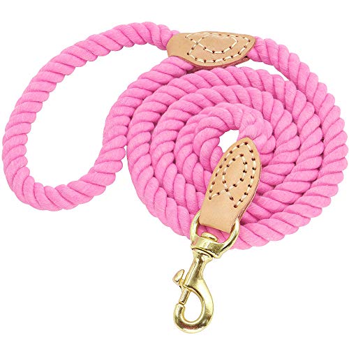 Hundeleine Aus Nylon Rosa Hundeleinenseil Nylon Kleine Mittelgroße Hundeleinen Lange Hochleistungs Welpen Führungsseile Für Hunde von ZNYLX