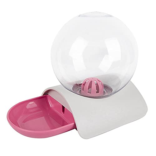 Hundenapf Katzenschüssel Pet Automatic Feeder Hund Katze Trinkschale Für Hund Wasser Trinken Katze Füttern Große Kapazität Spender Cat Dog Pink von ZNYLX