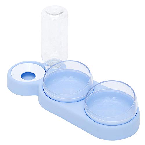 Hundenapf Katzenschüssel Pet Dog Cat Automatic Feeder Bowl Für Hunde Kitten Bowls Slow Food Fütterungsbehälter Supplies Plastic Bowl Blue von ZNYLX