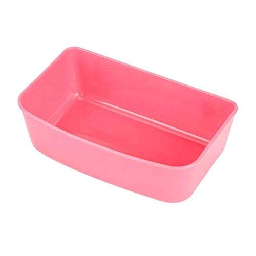 Hundenapf Katzenschüssel Pink Pet Hanging Bowl Kleiner Pet Cage Hanging Drink Food Feeder Tasse Fütterung Badewerkzeuge Rabbit Feeder M von ZNYLX