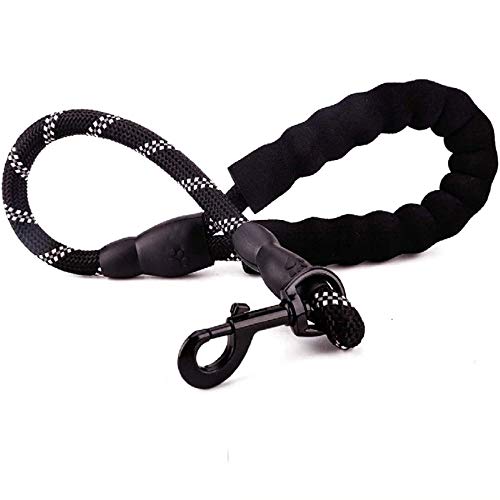 Kurze Hundeleine Schwarzes Kurzes Hundeleinenseil 2Ft Strong Mountain Climbing Lead Reflektierende Trainingsleinen Für Large Und Extra Large von ZNYLX