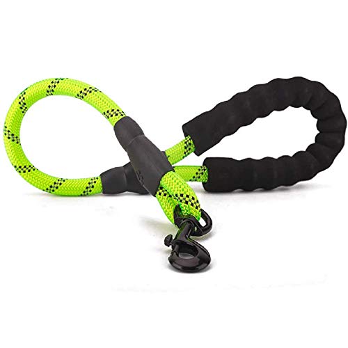 Kurzführer Hund Grünes Kurzes Hundeleinenseil 2Ft Strong Mountain Climbing Lead Reflektierende Trainingsleinen Für Large Und Extra Large von ZNYLX