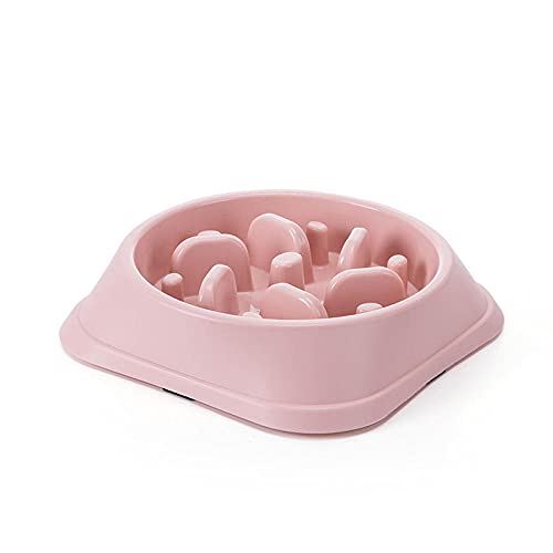 Näpfe Für Hunde Katzenschüssel Futterstation Hund Pet Foodware Hund Slow Food Bowl Stop Food Bowl Anti Choke Bowl Pink von ZNYLX