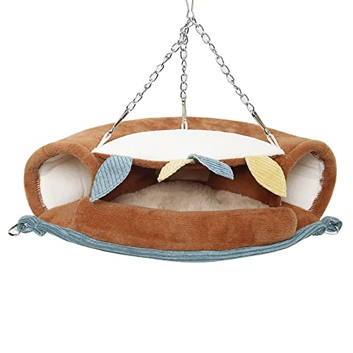 Nagetier Hängematte Kleines Haustier Warm Tunnel Hängematte Hängende Bett Frettchen Ratte Hamster Vogelhöhle Hütte Hängekäfig Vögel Papagei Supplies von ZNYLX