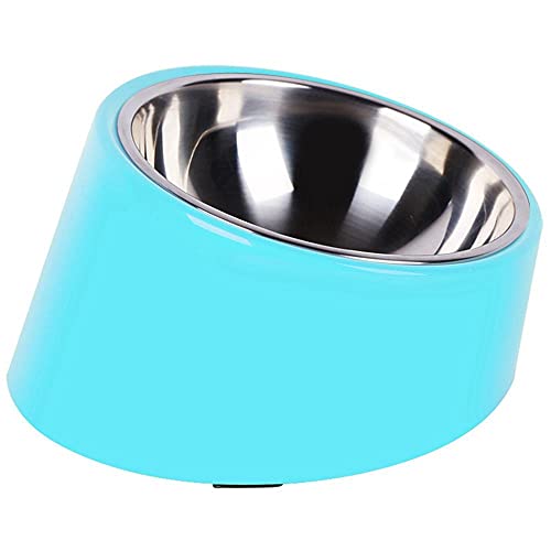 Napf Für Katzen Und Hunde Kippen Pet Bowl Edelstahl Abnehmbare Anti Rutsch Haustier Futterschale Cat Bowl Welpenfutterbehälter Feeder Dish von ZNYLX