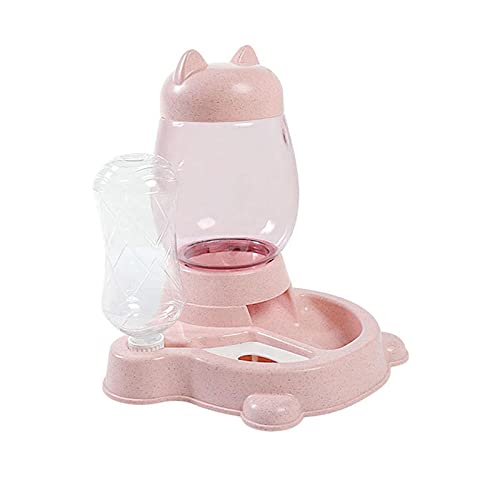 Personalisiert Hundenapf Futterstation Hundpet Automatic Feeder Katze Hundefutter Abgabe Wasser Trinkschale Fütterungsspender Für Katzen Hunde Pink von ZNYLX