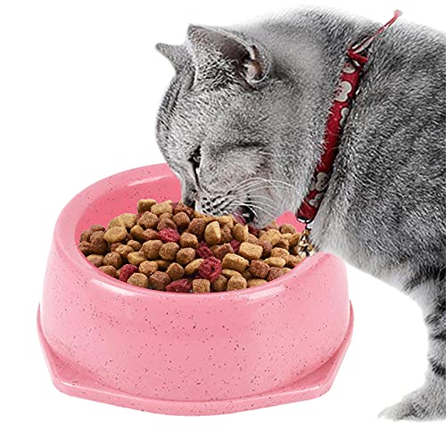 Personalisiert Hundenapf Futterstation Hundrunde Haustier Schüssel Katzenschüssel Hund Fütterungsschüssel Katze Wasserschale Für Katzenfutter Hundenäpfe Für Hunde Feeder Produktzubehör Pink von ZNYLX