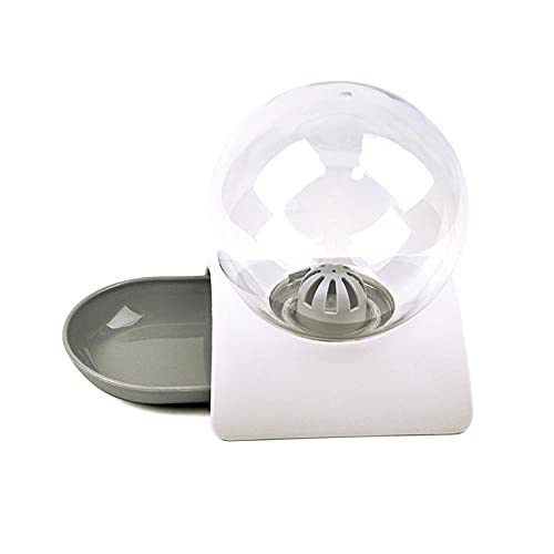 Personalisiert Hundenapf Hundenapf Pet Automatic Circulating Water Dispenser Bubble Ball Feeder Katzen Und Hunde Große Kapazität Wassertrinker Geschirr Grau von ZNYLX