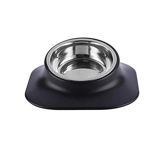 Personalisiert Hundenapf Hundenapf Pet Bowl Edelstahl Dog Bowl Cat Bowl Pet Feeder Kippbarer Halsschutz Dog Bowl Cat Bowl Einzelschüssel von ZNYLX