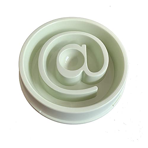 Personalisiert Hundenapf Hundenapf Pet Slow Food Bowl Farbe Boxed rutschfest Stop Food Anti Erstickungs Hundenapf Cat Bowl Pet Supplies Green von ZNYLX