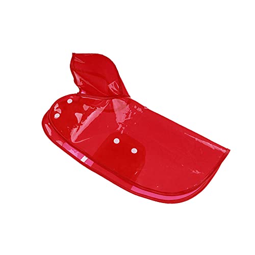 Regenjacken Für Hunde Hunde Regenjacke Wasserdicht Red Outdoor Puppy Dogs Pet Regenmäntel Transparente Kapuzenjacke wasserdichte Jacken Regenmantel Für Hunde Katzen Kleidung M von ZNYLX