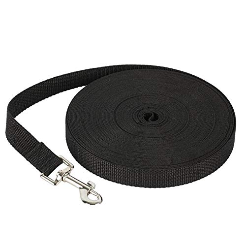 Robuste Hundeleine Schwarze Hundeleine Für Hunde Katzen Nylon Walk Hundeleine 3M 6M 10M Outdoor Security Training Hundegeschirr 1 8M von ZNYLX