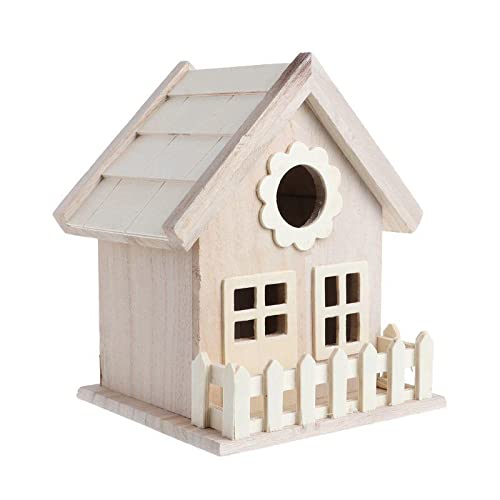 Vogelnest Vogelhaus Holz Vogelhaus Zucht Käfig Zaun Box Nest Garten Hinterhof Dekoration A von ZNYLX