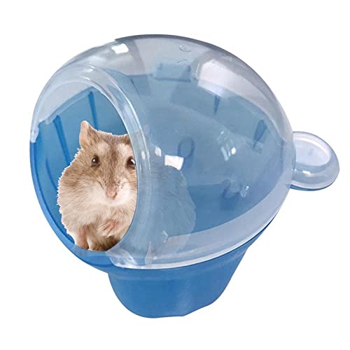 ZNYLX Hamster Badezimmer Hamster Badezimmer Hamster Sandbad Behälter Hamster Hütte Käfig Badezimmer Badewanne Kleines Haustier Hamster Zubehör von ZNYLX