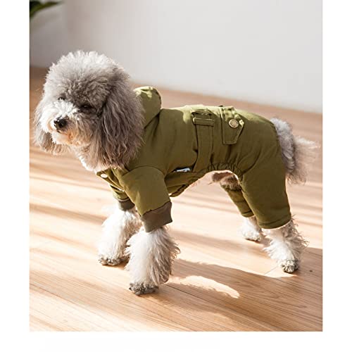 ZNZT Hundekleidung Hundemantel Haustierkleidung Winter Warme Hundekleidung Overall Haustier Outfit Kleidung Für Kleine Hunde Halloween von ZNZT