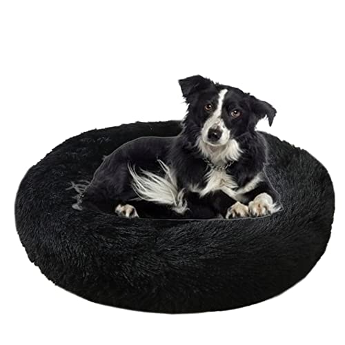 Calming Cuddler Hundebett Donut Haustierbett Anti-Rutsch-Unterseite Flauschiges Plüsch-Hundebett Sofa Haustierbett Selbstwärmendes Kunstfell Rundes Hundebett Anti-Angstbett für große, mittelgroße Calming Cuddler Hundebett Donut Haustierbett Anti-Rutsch-Unterseite Flauschiges Plüsch-Hundebett Sofa Haustierbett Selbstwärmendes Kunstfell Rundes Hundebett Anti-Angstbett für große, mittelgroße von ZOCIS