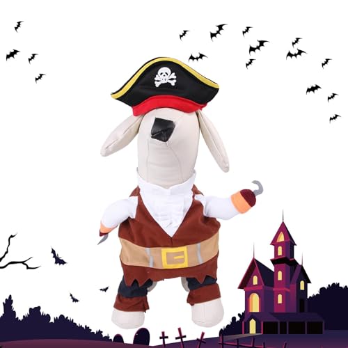 ZONEWD Haustiere Cosplay-Bekleidung | Atmungsaktive, stilvolle Hundekostüme im Ritterstil für Halloween,Themenparty-Zubehör für Halloween-Party, Foto-Requisiten, Festival-Parade, Halloween-Reisen von ZONEWD