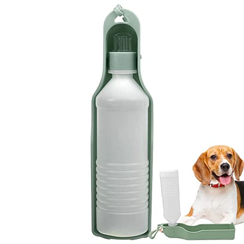 ZONEWD Hundewasserflasche | Hundewasserspender,Tragbarer, auslaufsicherer Trinknapf für Haustiere im Freien, Hunde-Auslaufzubehör für Wandern, Camping, Reisen, Katzen, Kaninchen von ZONEWD