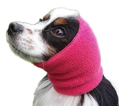 ZONI PETS The Original Happy Hoodie für Hunde und Katzen – Seit 2008 – das Wunderwerkzeug zur Pflege und Trocknung von Angstzuständen und zur Beruhigung von Hunden (XS, Rosa) von ZONI PETS