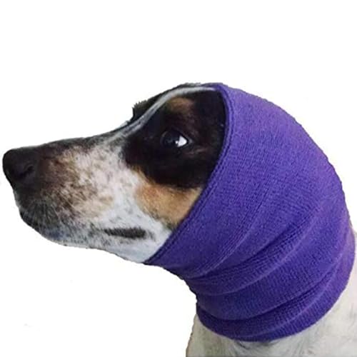 Happy Hoodie – Das Original Beruhigungsband für Hunde & Katzen – zur Angstlinderung – Geräuschunterdrückung bei Feuerwerk, Gewitter, Haustierpflege & Krafttrocknung – Beruhigungshilfe für Hunde seit von ZONI PETS