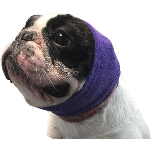 Happy Hoodie Hunde-Kapuze, reduziert Stress und Angst, Zwei Größen, Violett (Small) von ZONI PETS