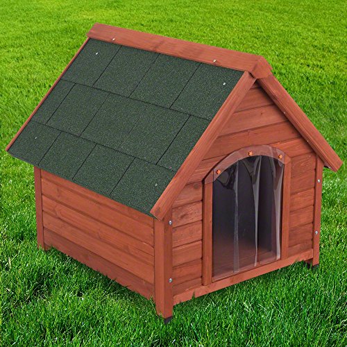 zooplus Hundehütte Spike All Seasons | Doppelwandige Hundehütte mit Isolierung | Kunststofftür | wetterfest | Größe XL: B 112 x T 102 x H 107 cm von ZOOPLUS