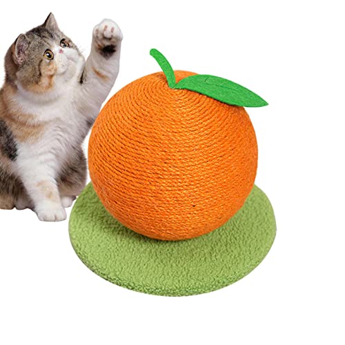 Kratzbäume für Indoor-Katzen | Obstform Katzenkratzbaum für Indoor-Katzen, 25,4 cm Katzenkratzbaum Sisal Kratzbäume Teppich Katzenkratzbaum für Kätzchen oder kleinere Katzen Zorq von ZORQ