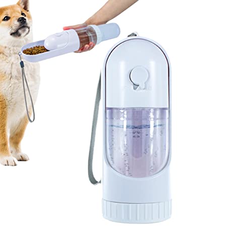 ZORQ Hunde-Reisewasserflasche | Tragbare 2-in-1-Design-Hundewasserflasche und Welpentrinknapf | Auslaufsicheres Hundezubehör für kleine Hunde, Katzen und Welpen zu Spazierengehen von ZORQ