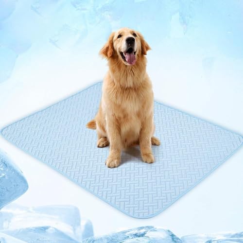 ZOUBAOQ Kühlmatte für Hunde, Haustier-Schlafdecke, Hundehütte, wiederverwendbar, waschbar, wasserdicht, um einzufrieren oder zu pinkeln, atmungsaktive Pads für Hunde von ZOUBAOQ