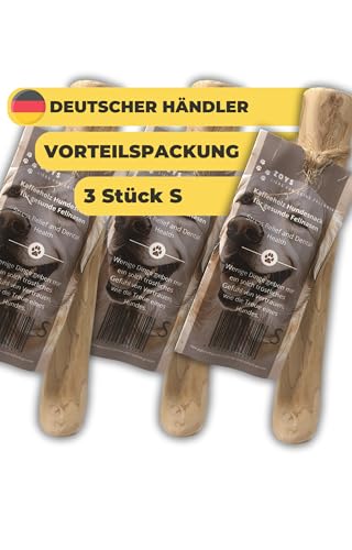 Zoys® Kaffeeholz für Hunde - Natürlicher Kauknochen für Hunde in 5 Größen - Kaustab für Zahnreinigung & Zahngesundheit & nachhaltige Beschäftigung - Hundezubehör langlebig & risikoarm (S, 3, stück) von ZOYS - ZEUS TOYS