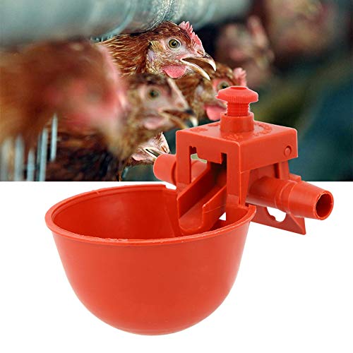 ZPSHYD Wassertränke für Hühner, Geflügel, 10 Stück, Wassernapf, Trinkwerkzeug, Käfigzubehör von ZPSHYD