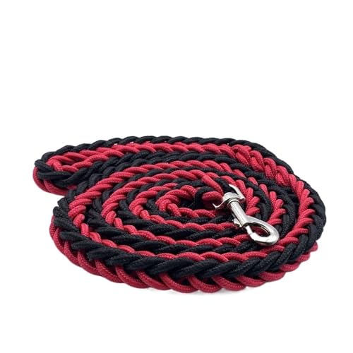 Schleppleine für Hunde Kleine, mittelgroße Hundeleinen, Haustiertraining, Laufen, Gehen, Zugseil für Hunde Hundeleine(Red-Dog Rope469-2) von ZRHYRG