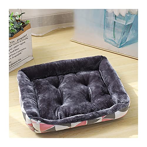 ZRHYRG Katzenbett Haustier-Hundebett, Sofamatten, Hundekorb, Zubehör für große, mittelgroße, kleine Hauskissen, Katzenbetten Hundebett(Lattice,M) von ZRHYRG