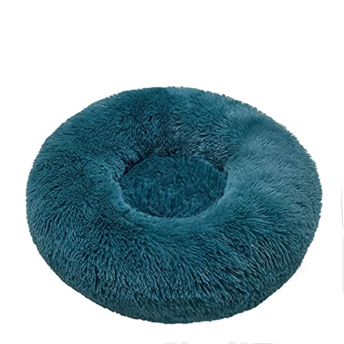 ZRHYRG Katzenbett Haustier Katzenbett Herbst Winter Bequemes Warmes Tiefschlafbett Für Mittelgroße Hunde Katzen Hundebett(Ultramarine,40cm) von ZRHYRG