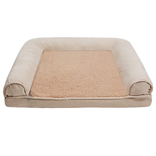 ZRHYRG Katzenbett Zwinger Katzennest Winterwarmes Schwammkissen Schlafsofa Vier Jahreszeiten Universal-Hundebett Hundebett(GWF002,L 75x50x12cm) von ZRHYRG