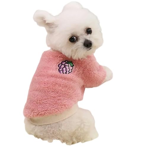 ZSHDTKWB Hundekleidung Hundekleidung Für Kleine Hunde Kleidung Warme Kleidung Für Hunde Mantel Welpe Outfit Tierkleidung-rosa-xs Für 0,5-1 Kg von ZSHDTKWB