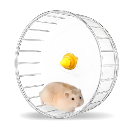 Kleintiere Laufräder, Hamsterrad, Hamster Zubehör, Laufrad Hamster 17 cm, Laufrad Leise Maus, Laufrad Goldhamster, Hamster Spielzeug, für Totoro Mouse Eichhörnchen Chinchillas Kleintier Haustier von ZSMJAER