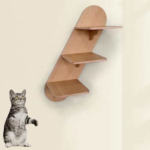 Katzen-Plattform-Stufen, mehrschichtiger Katzenkletterturm, Wandmontage, 16 Stück von ZSXZCBDQ