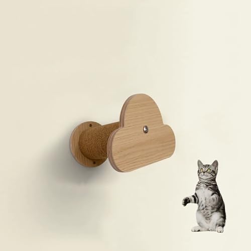 Katzen-Plattform-Stufen, mehrschichtiger Katzenkletterturm, wandmontierter Kratzbaum, (Paket 1) von ZSXZCBDQ