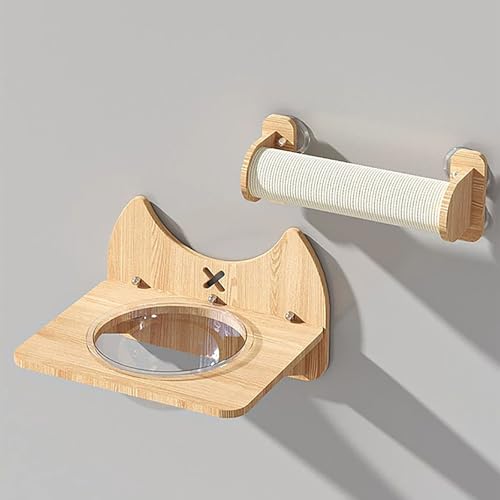 Katzen-Wandmöbel-Set, robuste Katzenhängematte für Indoor-Katzen, DIY-Kombination (Paket 4) von ZSXZCBDQ