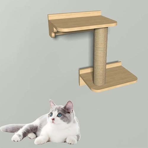 ZSXZCBDQ Katzen-Kletterwand-Set, Wand-Katzenkratzbrett, Sprungbrett Mit Katzenleiter, Geeignet Für Wandmontage(Package 11) von ZSXZCBDQ