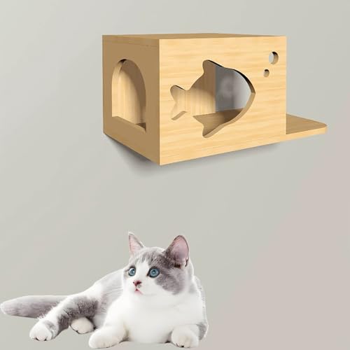 ZSXZCBDQ Katzen-Kletterwand-Set, Wand-Katzenkratzbrett, Sprungbrett Mit Katzenleiter, Geeignet Für Wandmontage(Package 14) von ZSXZCBDQ