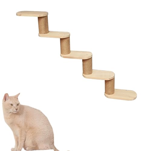 ZSXZCBDQ Katzen-Kletterwand-Set, Katzen-Wandmöbel, Platzsparende Katzen-Kletterwand, Katzen-Kletterwand-Set,(Package 10) von ZSXZCBDQ