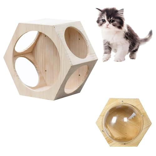 ZSXZCBDQ Katzenwand-Kletterset, Katzenwandpark, An Der Wand Montierte Katzentreppe Für Katzen Zum Schlafen, Spielen Und Ausruhen Im Innenbereich(Package 7) von ZSXZCBDQ