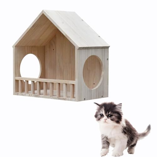 ZSXZCBDQ Katzenwand-Kletterset, Katzenwandpark, An Der Wand Montierte Katzentreppe Für Katzen Zum Schlafen, Spielen Und Ausruhen Im Innenbereich(Package 8) von ZSXZCBDQ