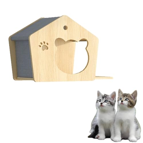 ZSXZCBDQ Wandset Katzentreppe, Katzenwandmöbel, Katzenständer Mit Leiter Und Kratzbaum, Katzenhaus(Package 10) von ZSXZCBDQ