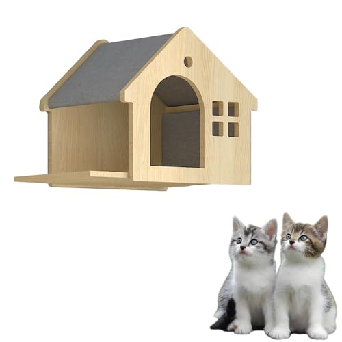 ZSXZCBDQ Wandset Katzentreppe, Katzenwandmöbel, Katzenständer Mit Leiter Und Kratzbaum, Katzenhaus(Package 8) von ZSXZCBDQ