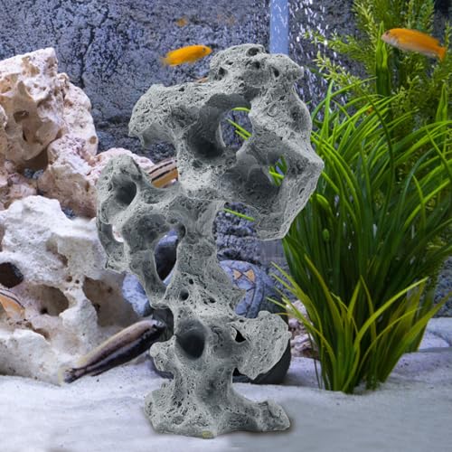 ZUDKSUY Aquarium Rocks Aquarium Rocks for Fish Tank Aquarium Rocks Decorative Stacking Stones Water Tank Accessories for Aquarium Garden Decorative Flower Bonsai Decoration von ZUDKSUY