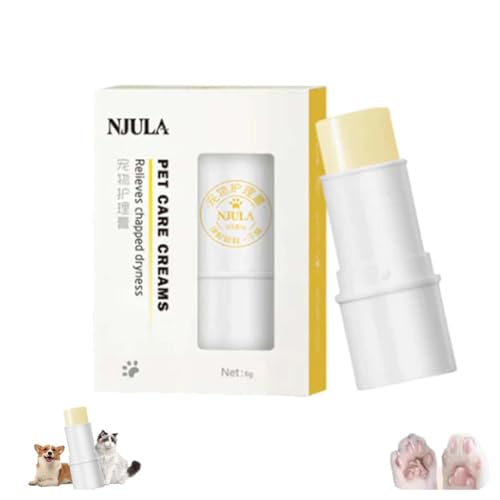 ZUICC Paw Ointment Stick,Njula Paw Care Stick,Pfotenbalsam für Hunde und Katzen,Sanfte Pfotenpflege Hund,Natürliche Pflege als Stick,ualität als praktischer Stick zur wirksamen Pflege von ZUICC