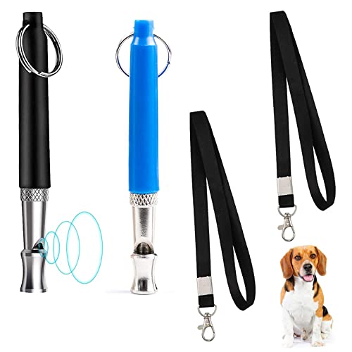 2pcs Professionelle Hundepfeife Hundepfeife Mit Pfeifenband Professionelle Trainingspfeife Bewährte Pfeife für Die Hundeerziehung Stille Hochfrequenz Hundepfeife für Die Hundeausbildung Lauts von ZUOMENDY18